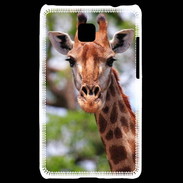 Coque LG Optimus L3 II Portrait d'une Giraffe