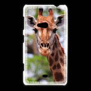 Coque Nokia Lumia 625 Portrait d'une Giraffe