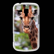 Coque Samsung Galaxy Trend Portrait d'une Giraffe