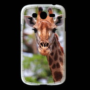 Coque Samsung Galaxy Grand Portrait d'une Giraffe