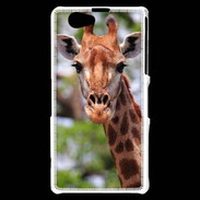 Coque Sony Xperia Z1 Compact Portrait d'une Giraffe
