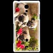 Coque Sony Xperia T Trio de chiots Carlin