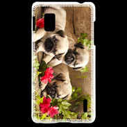 Coque LG Optimus G Trio de chiots Carlin