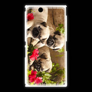 Coque Sony Xpéria Z Ultra Trio de chiots Carlin