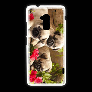Coque HTC One Max Trio de chiots Carlin
