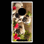 Coque Nokia Lumia 830 Trio de chiots Carlin