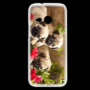 Coque HTC One Mini 2 Trio de chiots Carlin