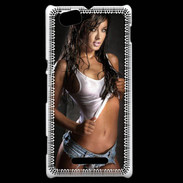 Coque Sony Xperia M Belle brune sexy 50