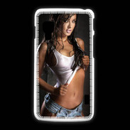 Coque LG L5 2 Belle brune sexy 50