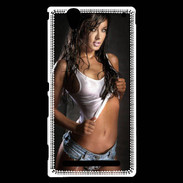 Coque Sony Xperia T2 Ultra Belle brune sexy 50