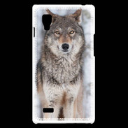 Coque LG Optimus L9 Loup gris 150 