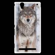 Coque Sony Xperia T2 Ultra Loup gris 150 