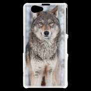 Coque Sony Xperia Z1 Compact Loup gris 150 