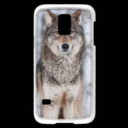 Coque Samsung Galaxy S5 Mini Loup gris 150 