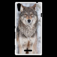 Coque Sony Xperia T3 Loup gris 150 