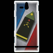 Coque Sony Xperia U Sous-lieutenant Marine ZG