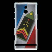 Coque Sony Xperia P Caporal Chef ZG