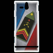 Coque Sony Xperia U Caporal Chef ZG