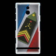 Coque Sony Xperia P Caporal Chef de première classe ZG