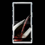 Coque Sony Xperia P Vin rouge