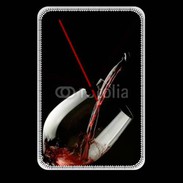Grande pendule murale Vin rouge