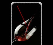Grande pendule murale Vin rouge