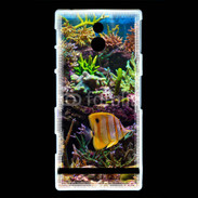 Coque Sony Xperia P Poisson Tropical