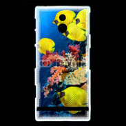 Coque Sony Xperia P Poisson Tropical 2