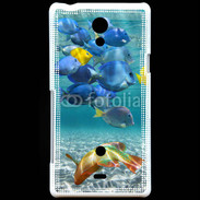 Coque Sony Xperia T poisson tropical 3