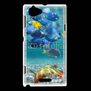 Coque Sony Xperia L poisson tropical 3