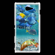 Coque Sony Xperia M2 poisson tropical 3