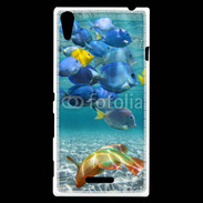 Coque Sony Xperia T3 poisson tropical 3