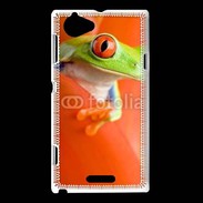 Coque Sony Xperia L grenouille