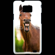Coque Samsung Galaxy S2 hennissement cheval