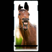Coque Sony Xperia U hennissement cheval
