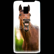 Coque LG P990 hennissement cheval