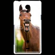 Coque Sony Xperia T hennissement cheval