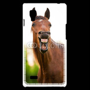 Coque LG Optimus L9 hennissement cheval