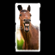 Coque Sony Xpéria Z1 hennissement cheval