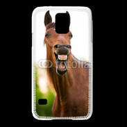 Coque Samsung Galaxy S5 hennissement cheval