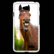 Coque LG L70 hennissement cheval