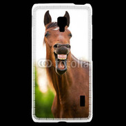 Coque LG F6 hennissement cheval