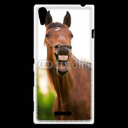 Coque Sony Xperia T3 hennissement cheval