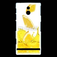 Coque Sony Xperia P jus d'orange