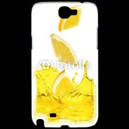 Coque Samsung Galaxy Note 2 jus d'orange