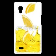Coque LG Optimus L9 jus d'orange