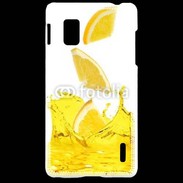 Coque LG Optimus G jus d'orange