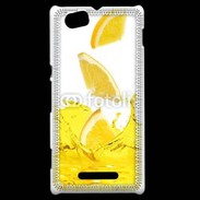 Coque Sony Xperia M jus d'orange