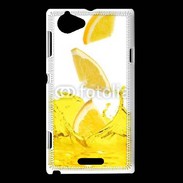 Coque Sony Xperia L jus d'orange