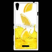Coque Sony Xperia T3 jus d'orange
